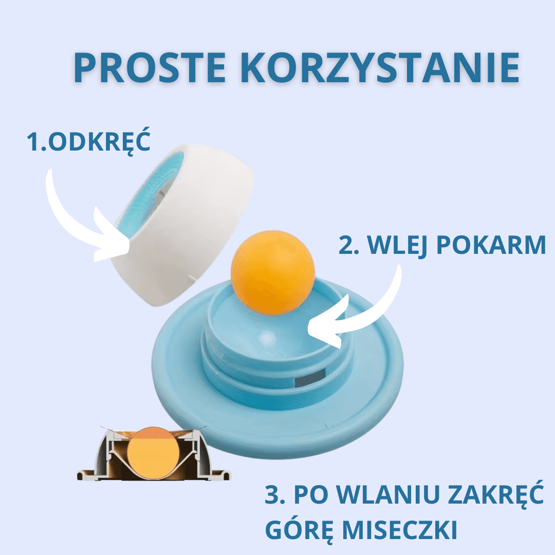 CalmBite – kulka lizak dla spokojnego i zdrowego karmienia psa
