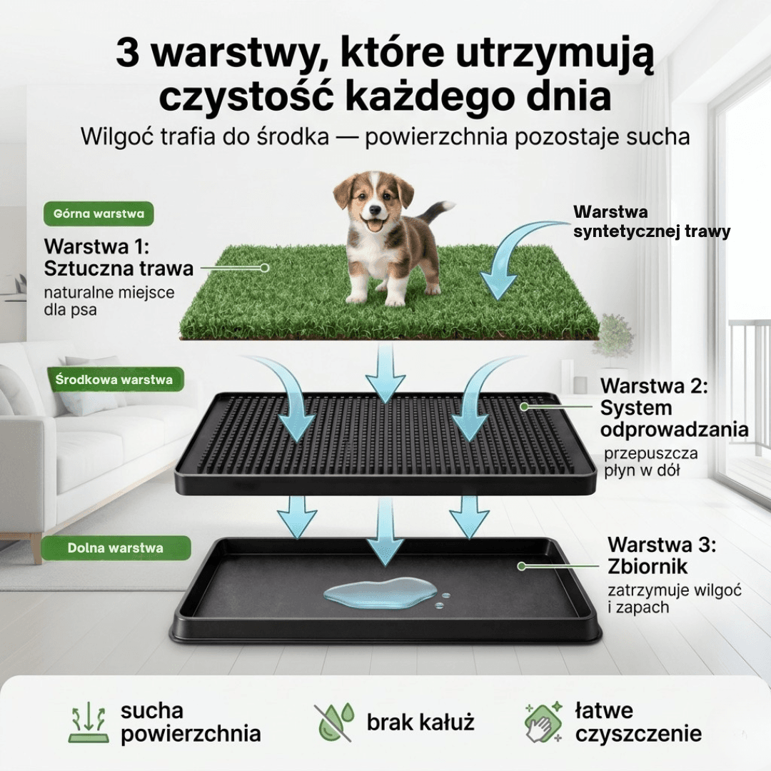 PupiSpot - System treningu czystości dla psów i szczeniąt do użytku domowego