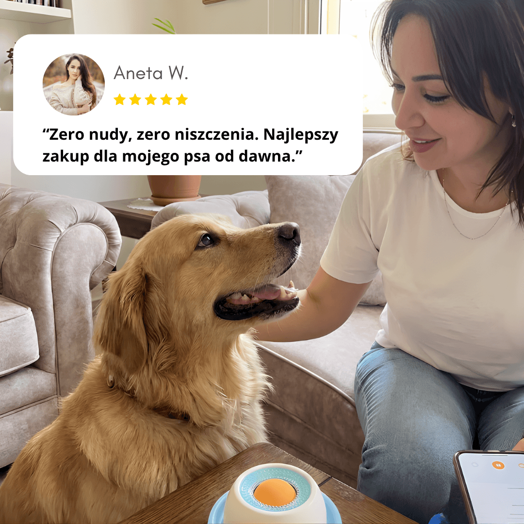 CalmBite – kulka lizak dla spokojnego i zdrowego karmienia psa