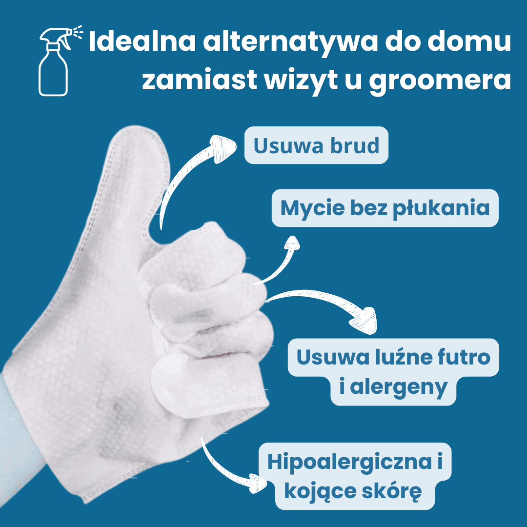 PawSpa Glove- rękawiczki jednorazowe pielęgnacyjne (6szt.)