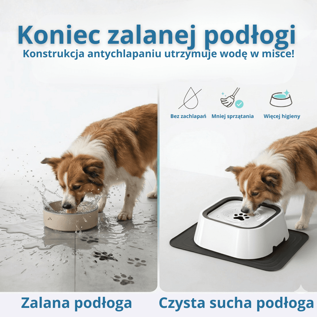 Niechlapek - zero zalanych podłóg miska antyrozbryzgowa 1,5L