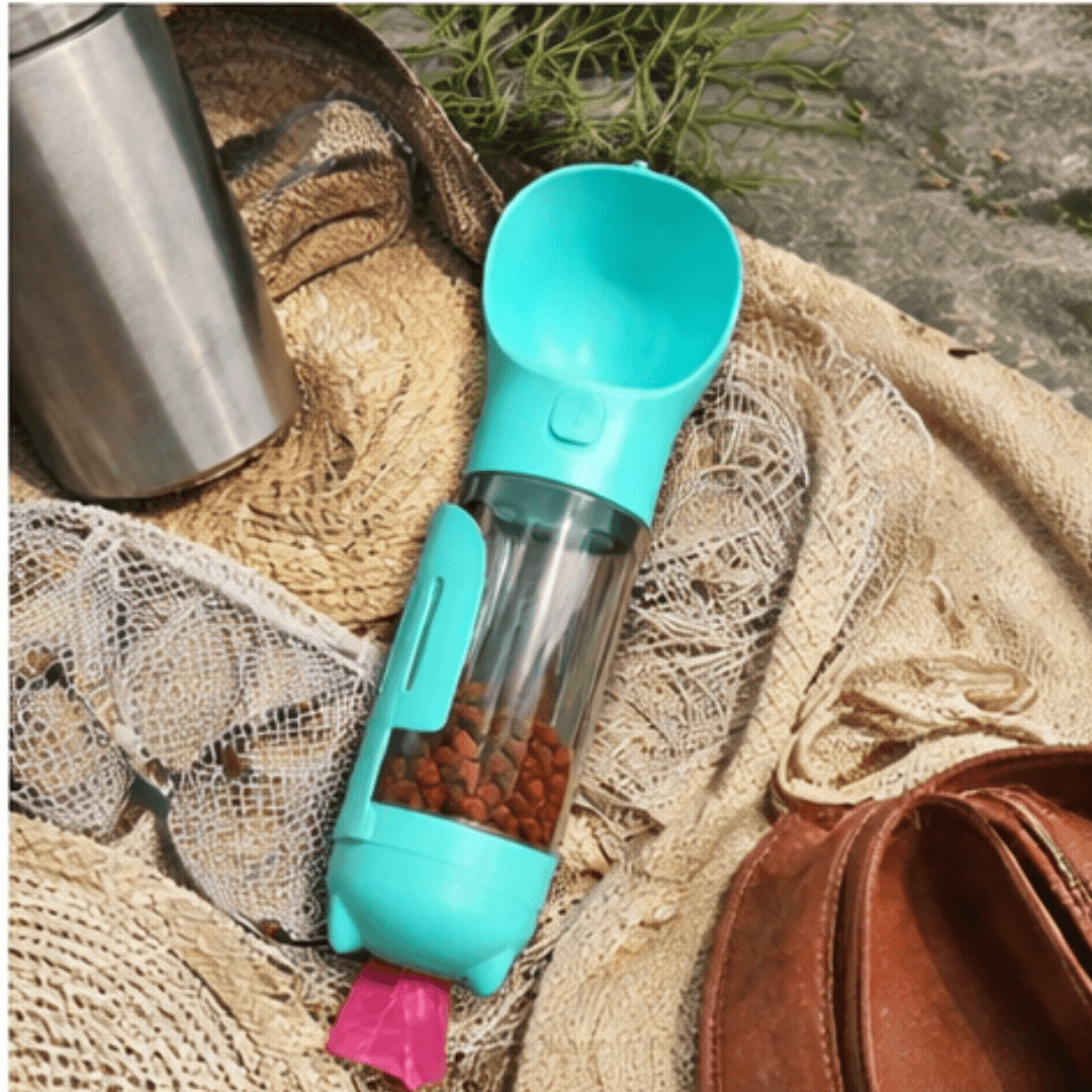 PawGo 3w1 - Butelka 300ml dla psa i kota