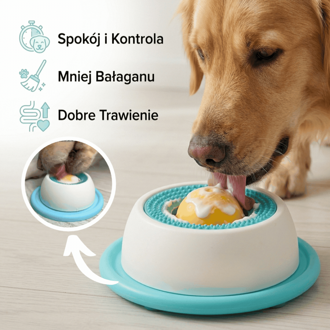CalmBite – kulka lizak dla spokojnego i zdrowego karmienia psa