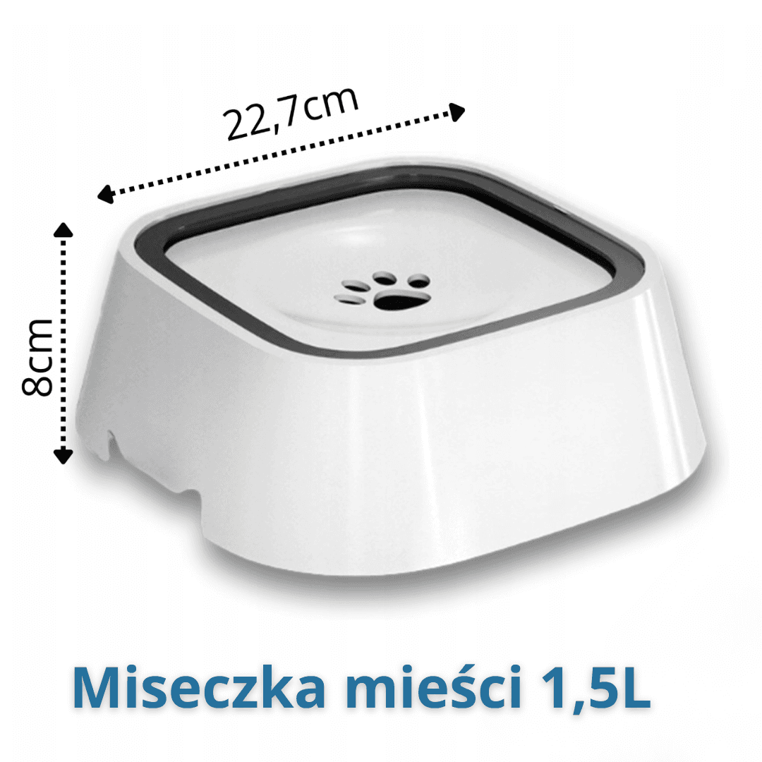 Niechlapek - zero zalanych podłóg miska antyrozbryzgowa 1,5L