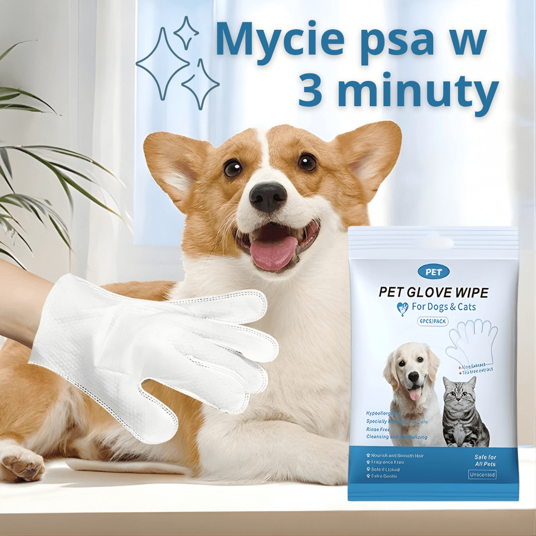 PawSpa Glove- rękawiczki jednorazowe pielęgnacyjne (6szt.)