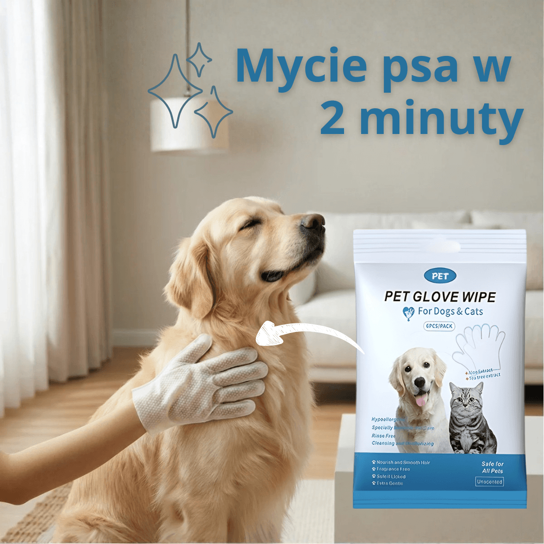 PawSpa Glove- rękawiczki jednorazowe pielęgnacyjne (6szt.)