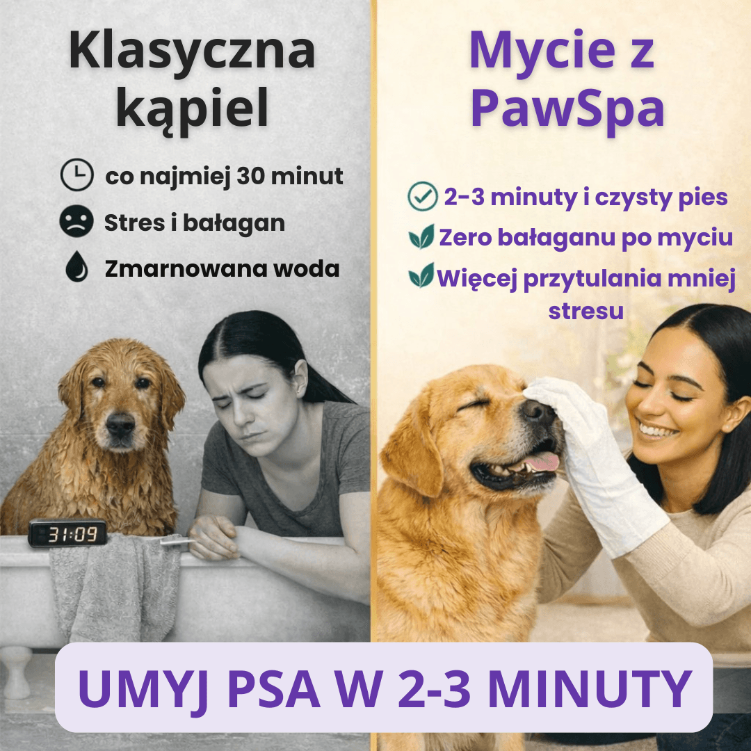PawSpa Glove- mycie psa w 2-3 minuty